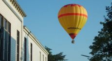 mit dem Ballon über Lobberich